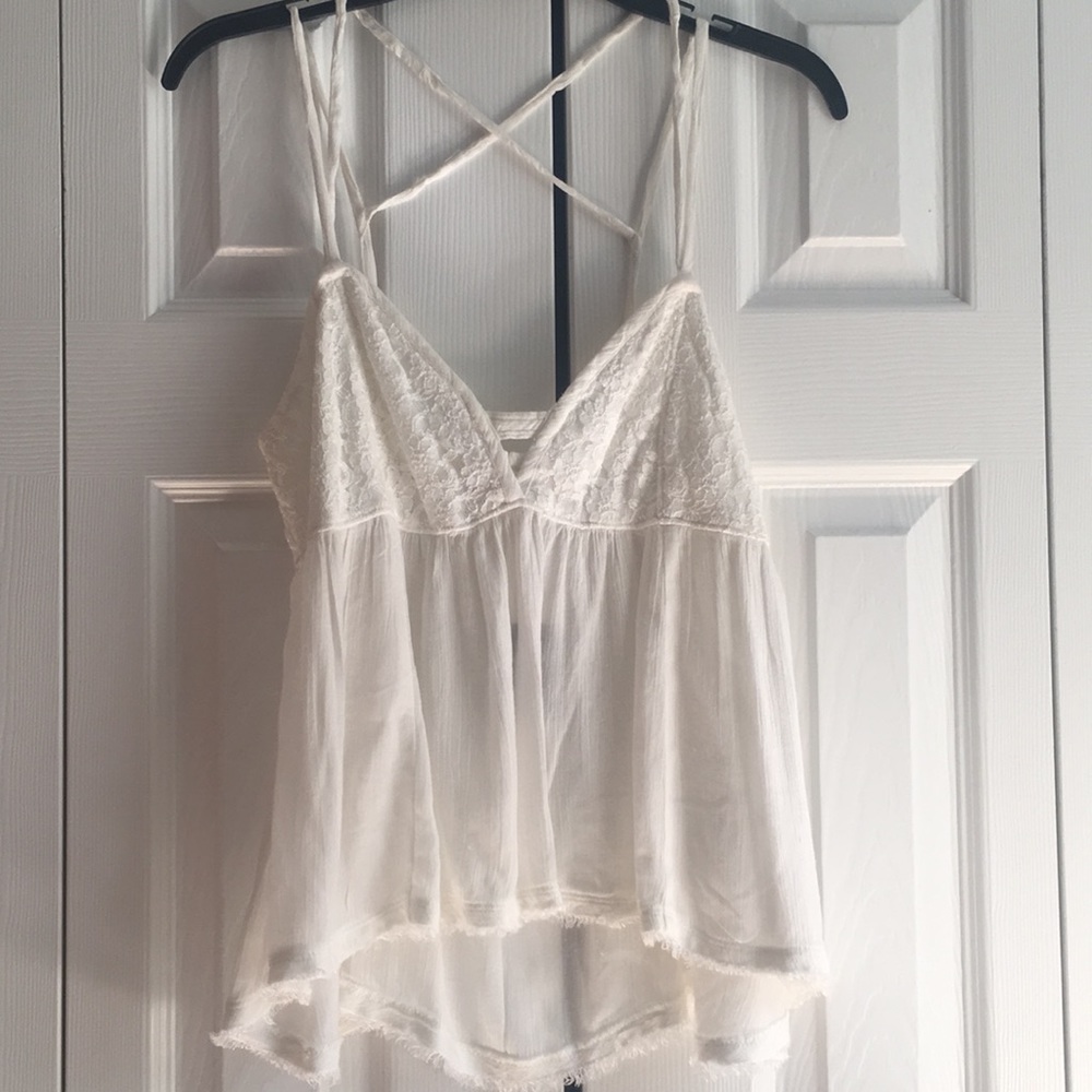 Strappy flowy tank